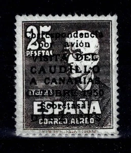 Edifil 1083 nuevo ** MNH sobrecarga canarias 25 pts + 10 cts 1950 sello Spain - Bild 1 von 1