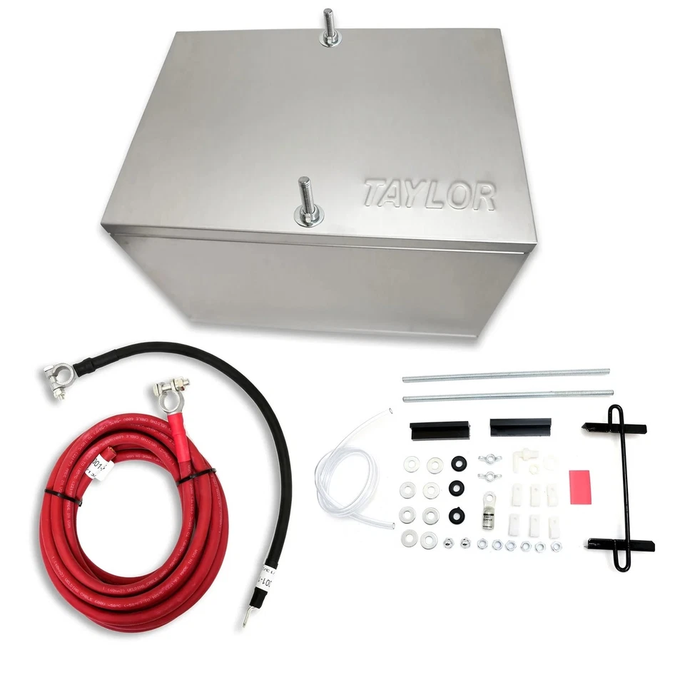 TAYLOR/VERTEX Battery Box Alum. NHRA w/1 Gauge Cable 48103 - Изображение 1 из 1