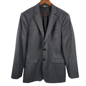 Banana Republic Blazer Tailored Fit Mens 38R Gray 100% Wool 2 Button Sport Coat - Picture 1 of 21
