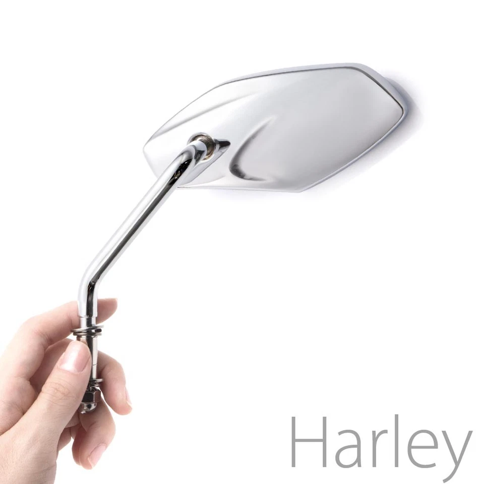 Espejo 5/16" Medusa Cromo Vástago Corto Harley-Davidson Street Glide TRIKE Foto 1 de 4