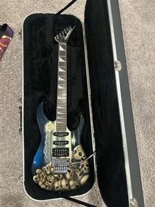 Jackson Dinky Pile O’ Skulls Electric Guitar Mint condition with Hard Case - Picture 1 of 8