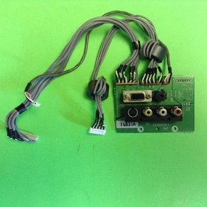Panasonic PT-50LC14 50" TV PC Front Jack Board with Wires Board LSEP3129 LSJB - Picture 1 of 4