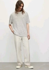 All Saints 100%linen T Shirt Size XL - Picture 1 of 9