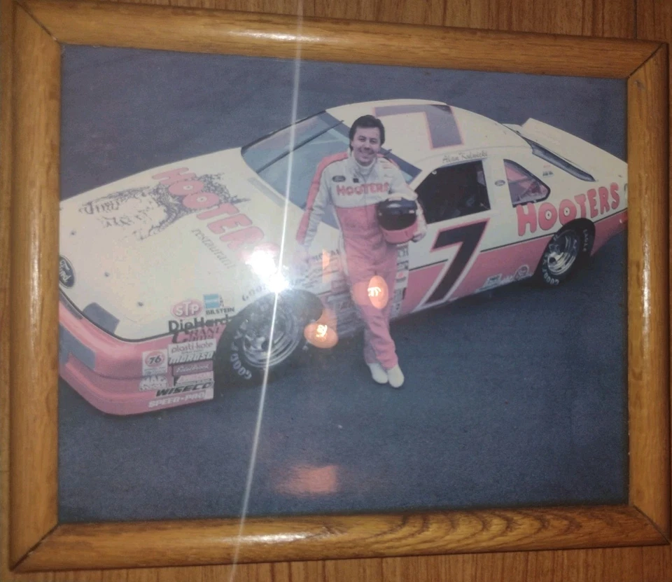 1988 NASCAR Picture Of #7 Kulwicki Poster Winning 1st Race At Phoenix Speedway - Image 1 of 1