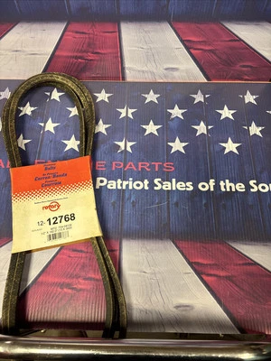 Cinturón de repuesto giratorio 12768 OEM Cub Cadet 954-04138A Stens 265-556 1/2' X 142" Foto 1 de 2