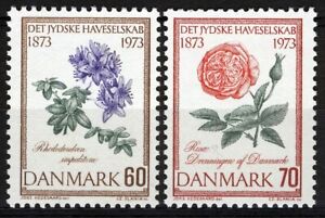 Denmark 1973, Centenary of the Jutland Horticultural Society MNH, Mi 543-44