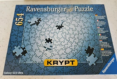 Rompecabezas RAVENSBURGER KRYPT Silver Ultimate Challenge 654 piezas Foto 1 de 4