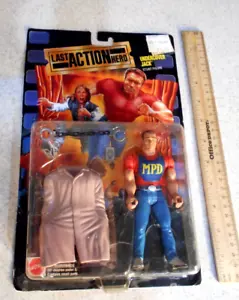 Figura de acrobacias Last Action Hero: Undercover Jack (Mattel, 1993) Nueva en paquete años 90 - Imagen 1 de 10
