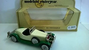 MATCHBOX 1:44 AUTO DIE CAST STUTZ BEARCAT 1931 BIANCO E VERDE ART Y-14 Y14 - Foto 1 di 1