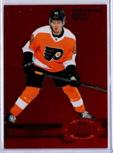 2021-22 Metal Universe Red Precious Metal Gems Retro Cam York FLYERS 17/100 - Picture 1 of 1