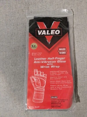 Guante antivibración dedo completo de cuero Valeo GAFW con envoltura de muñeca XL izquierda o plataforma Foto 1 de 2