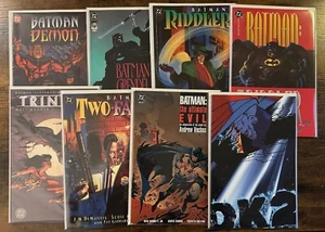 Lot of 8 Batman Trades Demon #1 Grendel Riddler Trinity Two-Face Ultimate Evil - Picture 1 of 9
