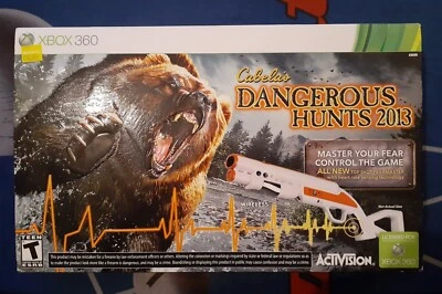 Cabelas 2013 with Gun Dangerous Hunts  (Xbox 360, 2012) Brand New/Factory Sealed - Image 1 of 4