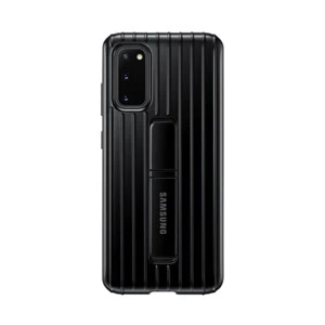 Genuine Samsung Rugged Protective Cover stand case for Galaxy S20 S20 5G - Black - Picture 1 of 2