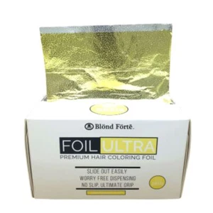 Papel de aluminio dorado para color de cabello emergente 500 hojas - Imagen 1 de 3