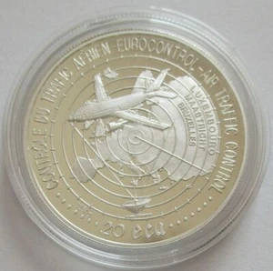 Luxembourg 20 ECU 1996 Eurocontrol Silver - Picture 1 of 2