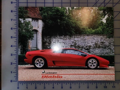 1990 1991 LAMBORGHINI DIABLO BROCHURE SHEET - Image 1 of 2
