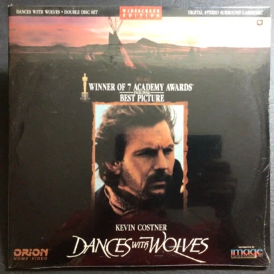 DANCES WITH WOLVES - Kevin Costner -  LASERDISC - BRAND NEW SEALED!! - Image 1 of 2
