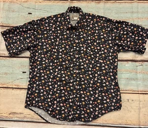 Camisa Rockmount Ranch Wear Pearl Snap Western Space Planets Para Hombres Manga S Grande - Imagen 1 de 6