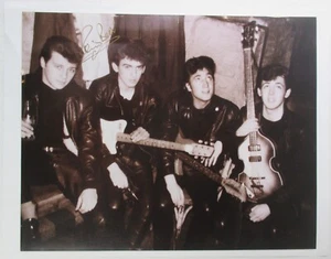 SIGNED by PETE BEST 8x10" THE BEATLES Photo AUTOGRAPHED Picture 1st Drummer - Picture 1 of 2