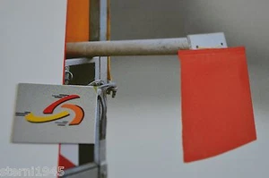 1 x Warnfahne Warnflagge Endfahne Schlussfahne rot 30 x 30 cm Ladungssicherung - Bild 1 von 3