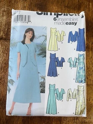 Vintage Simplicity Pattern 2000's Modest Dress Set #5660 UNCUT Size FF 18W-24W - Image 1 of 2
