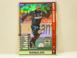 Panini WCCF 2001-02 BS Ronaldo Luís Nazário de Lima 1976 Brazil　No.9 Inter Milan - Picture 1 of 7