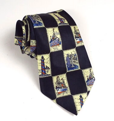 Corbata para hombre Marco Polo estilo italiano 3,75 pulgadas de ancho clásica 100 % seda Foto 1 de 3