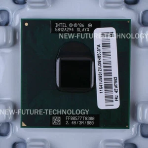 For Intel Core 2 Duo T8300 2.4GHz 3MB 800MHz Socket P Dual-Core CPU - Picture 1 of 4