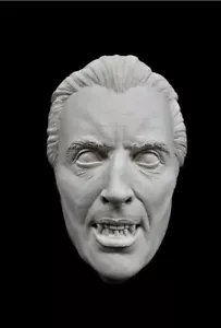 life size bust dracula christopher lee white - Picture 1 of 6