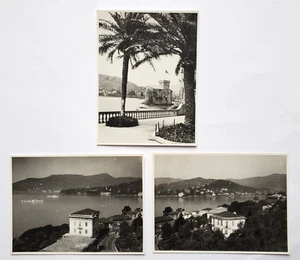 3 Original Vintage Fotografien Robert Petschow Bucht Von Rapallo 1925 - Picture 1 of 10
