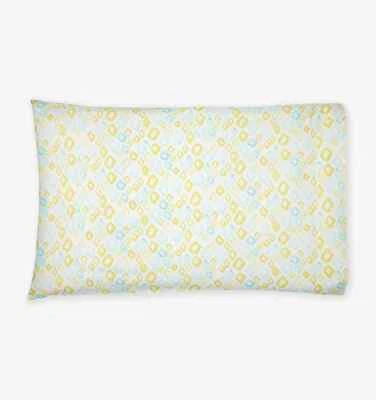 Funda de Almohada Estándar Sferra Geométrica Multicolor Estampado Diamante Percal Italia NUEVA Foto 1 de 4