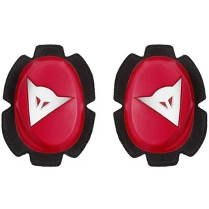 COPPIA SAPONETTE TUTA MOTO PISTA RACING ROSSO BIANCO PER TUTA DAINESE ALPINESTAR - Foto 1 di 1