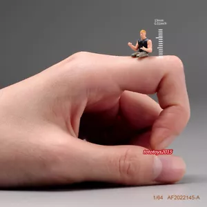 1/64 Conductor Hombre Escena Masculino Muñeca Miniaturas Figuras Modelo para Coches Vehículos Juguetes - Imagen 1 de 4