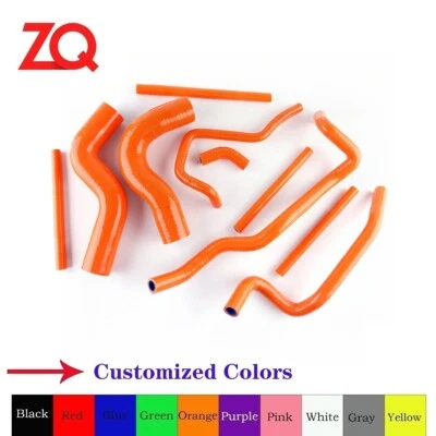 Kit de manguera de radiador de silicona naranja Fit 1992-1995 Subaru WRX STI GC8 GF8 Ver1-2 Foto 1 de 4