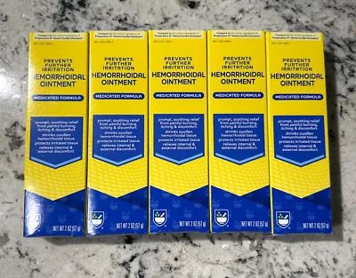 RITE AID Hemorrhoidal Medicated Ointment 2 Ounce Tubes Lot of 5 EXP Feb/2027 - Image 1 of 4