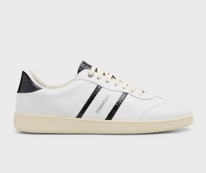 Ferragamo Achille 2 Low Top Sneakers 766323, Bianco Ottico - Retail $830 - Picture 1 of 8
