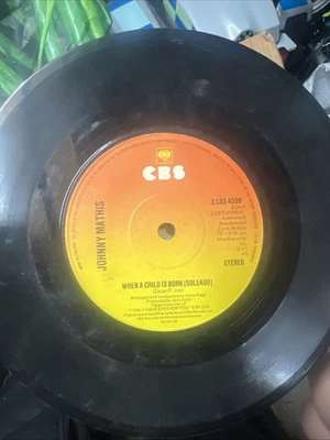 JOHNNY MATHIS - WHEN A CHILD IS BORN - CHRISTMAS CLASSIC  U.K. No.1  HIT - 1976 - Image 1 of 3