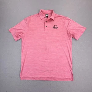 FJ FootJoy Polo Shirt Large Draper Valley Golf Club Mens Performance Golf Top - Picture 1 of 9