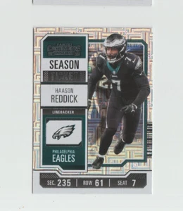 HAASON REDDICK 2023 PANINI CONTENDERS FOOTBALL SEASON TICKET MOJO HOLO EAGLES 80 - Picture 1 of 2