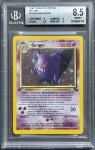 POKÉMON~GENGAR~5/62~1A EDIZIONE~FOSSIL~ITA~BGS 8.5 - Picture 1 of 2