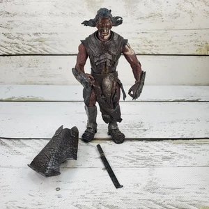 ToyBiz Herr der Ringe Uruk Hai Krieger 2002 LOTR 7" Actionfigur lose - Bild 1 von 11