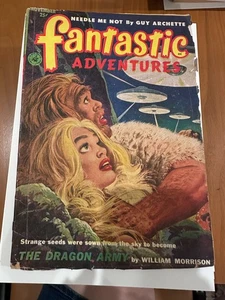 Fantastic Adventures Nov – “The Dragon Army” Morrison Sci-Fi Pulp - Picture 1 of 11