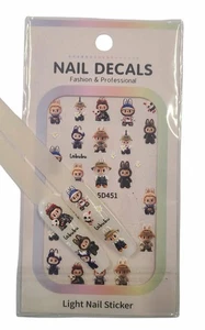 Pegatina para uñas personaje coreano Labubu 451 - Imagen 1 de 1