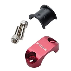 Tusk Billet Rotating Bar Clamp Red For HUSQVARNA FE 450 2016-2019 - Picture 1 of 5