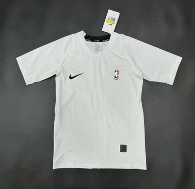 NIKE PRO NBA Compression TShirt - Black and White - Image 1 of 4