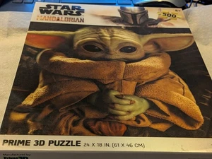 Rompecabezas 3D Star Wars Baby Yoda The Mandalorian Prime 500 piezas Disney Nuevo  - Imagen 1 de 4