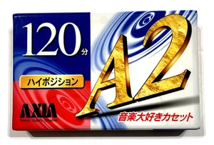 AXIA A2 120 audio cassette blank tape sealed Made in Japan Type I - Picture 1 of 2