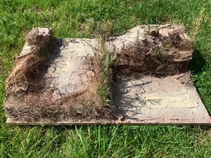 DIORAMA 1/35 scale 26x51cm 3 level scenery  PAINTED & finished as in the picture - Picture 1 of 10