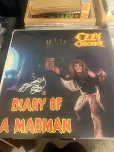 Ozzy OSBOURNE Signed AUTOGRAPH DIARY OF A MADMAN ALBUM VINYL LP BECKETT BAS Jet - Picture 1 of 13